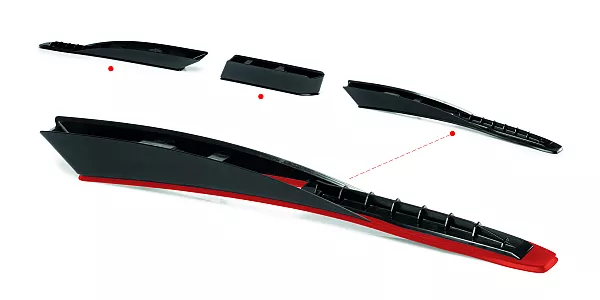 THERMOLAST® A simplifie le montage des barres de toit par l’intégration du joint en moulage par injection à 2 composants.