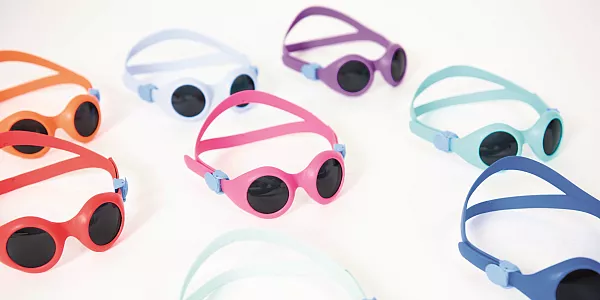 Gafas de sol BabyPyke: ergonómicas y suaves para la piel Innovación con THERMOLAST® M