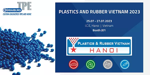 Những cải tiến mới về nhựa TPE bền vững của công ty KRAIBURG TPE tại triển lãm nhựa và cao su Việt Nam 2023