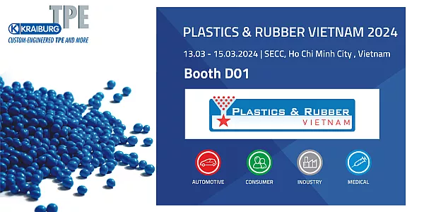 Plastics and Rubber Vietnam 2024におけるKRAIBURG TPEのサスティナブルなTPEソリューション