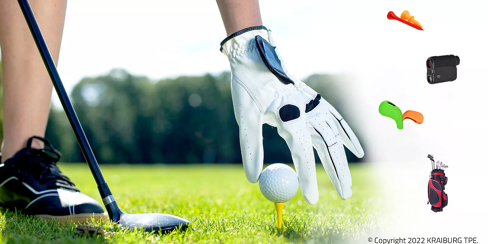 TPE, a "perfect tee" material for golf equipment